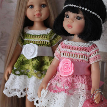 12-inch Dolls Dress Crochet Pattern