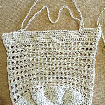 Easy Crochet Cotton Beach Bag