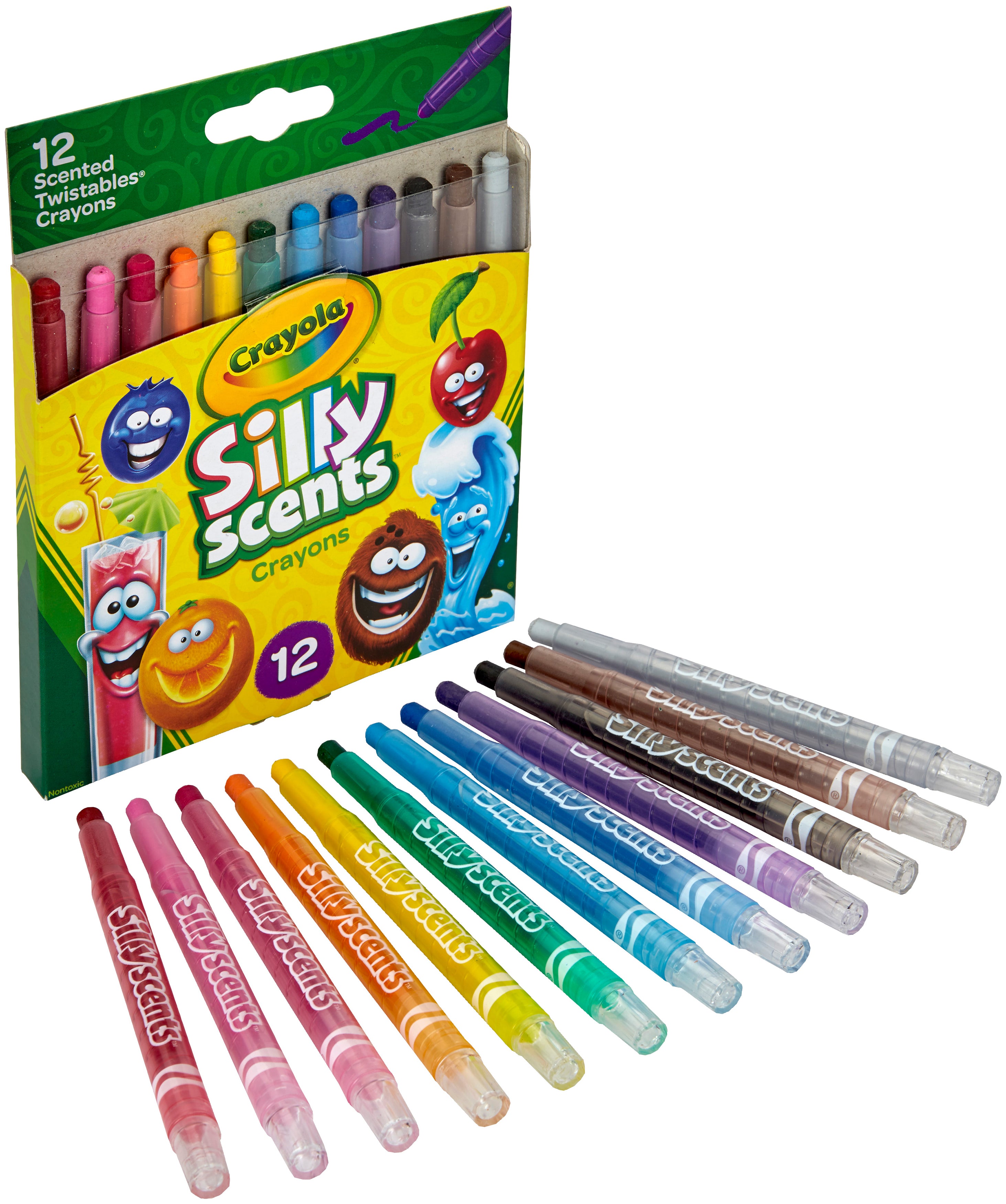 Crayola Silly Scents Twistables Mini Crayons - 12/Pkg
