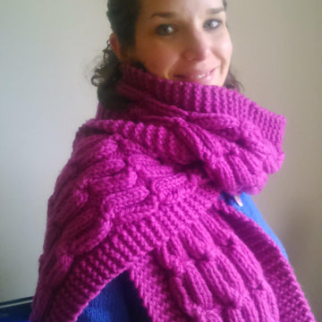 Snuggly Cabled Scarf