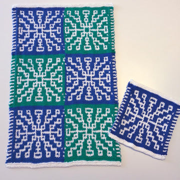 Slip Stitch Kitchen Snow Flakes