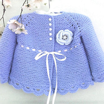 Knitting PATTERN Baby Jacket Baby Cardigan Anna