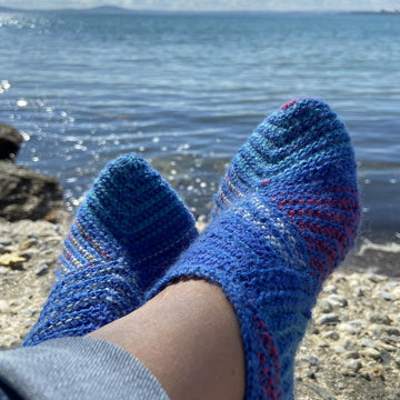 Slippers "Terlichki" (tunisian crochet)