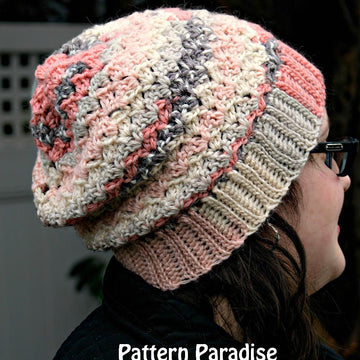 Sunset Blush Hat and Scarf Set