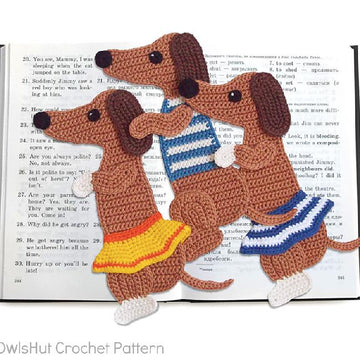 167 Circus dog decor or bookmark