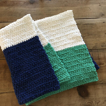 Color Block Baby Blanket