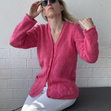 Magenta Cardigan