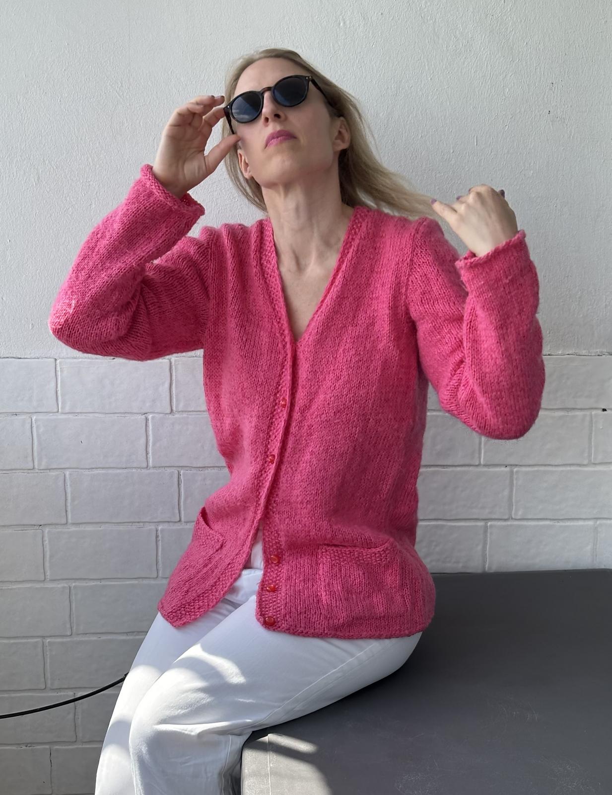 Magenta Cardigan