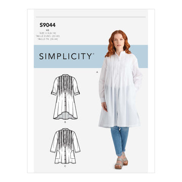 Simplicity Misses' Tops With Tucks S9044 - Sewing Pattern