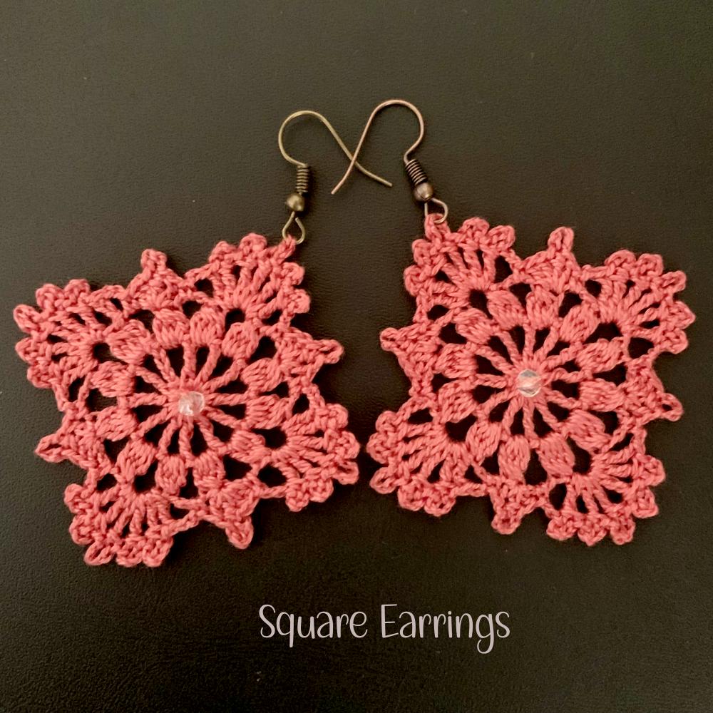 Square Earrings for Beginners