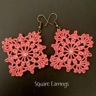 Square Earrings for Beginners
