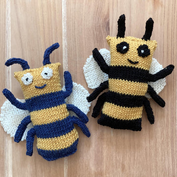 The Bee knitted soft toy