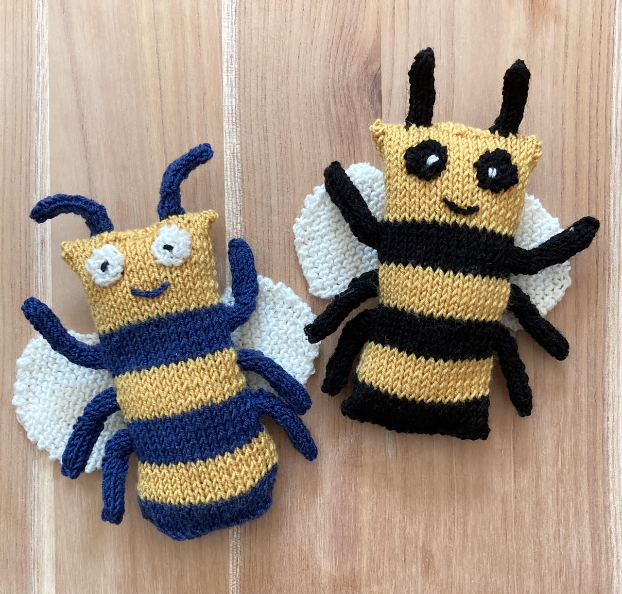 The Bee knitted soft toy