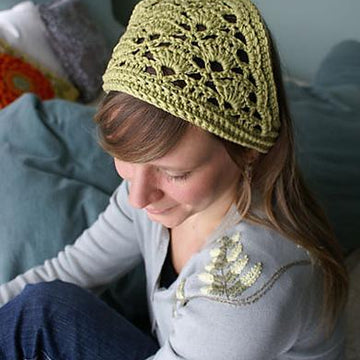 Lacy Crochet Kerchief