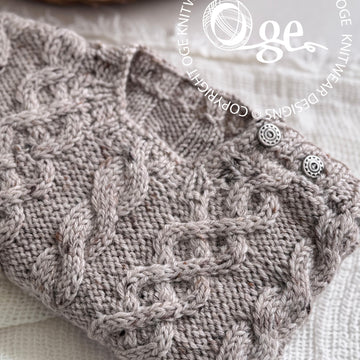 Niven Cable Sweater and Hat - P232