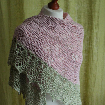 Flowering Almond Shawl