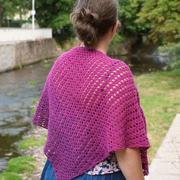 Sweet pea shawl