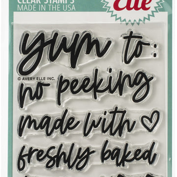 Avery Elle Clear Stamp Set 4"X6" - Gifted