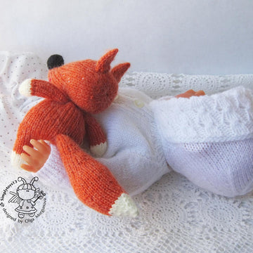 Toy for sleep. Fox for small babies