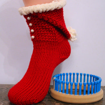Santa Hat Booties