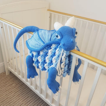 3in1 Ice Dragon Baby Blanket