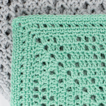New Day Filet Crochet Baby Blanket