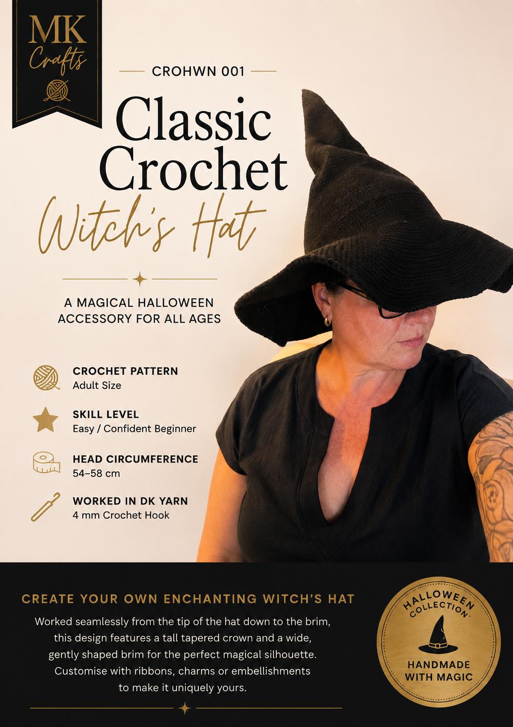 Witches crochet hat