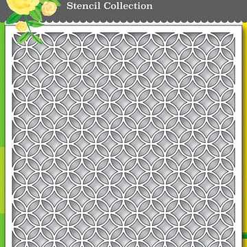 Memory Box Birch Press Designs Stencil 6"X6" - Ring Tile