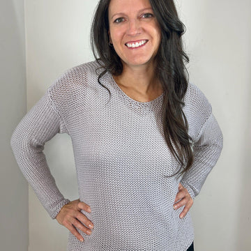 Machine Knit Simple Stitch Sweater