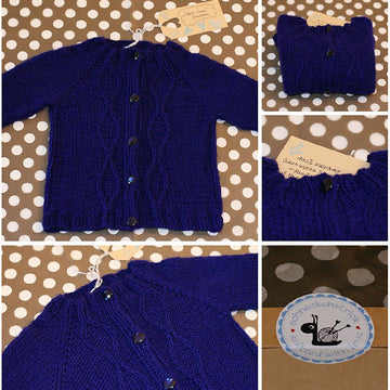 Petit Chou (Cashmere Cardigan and Baby Beanie)