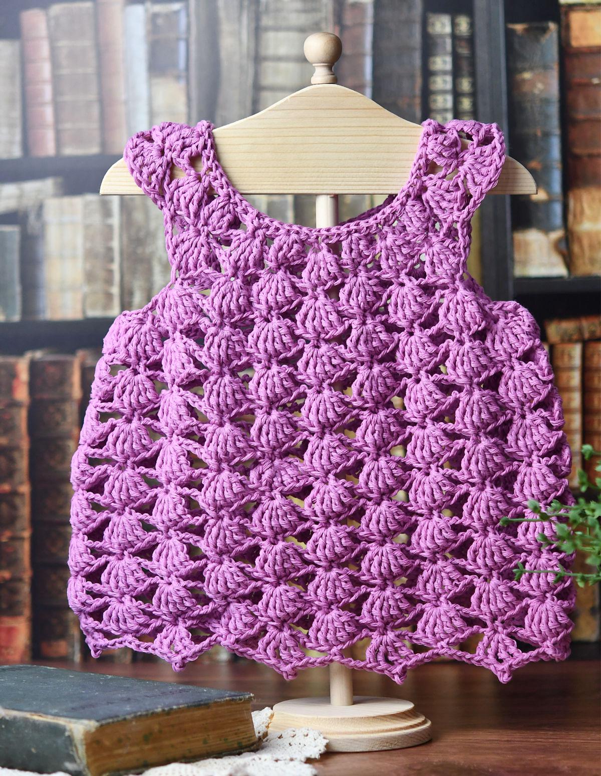 Shell Stitch Baby Dress