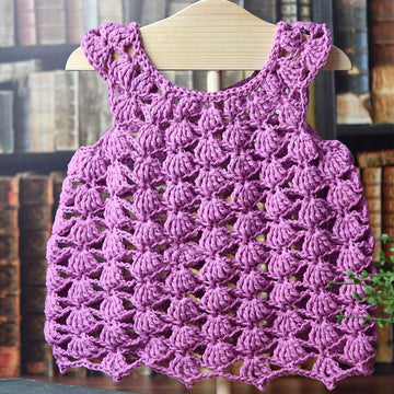 Shell Stitch Baby Dress