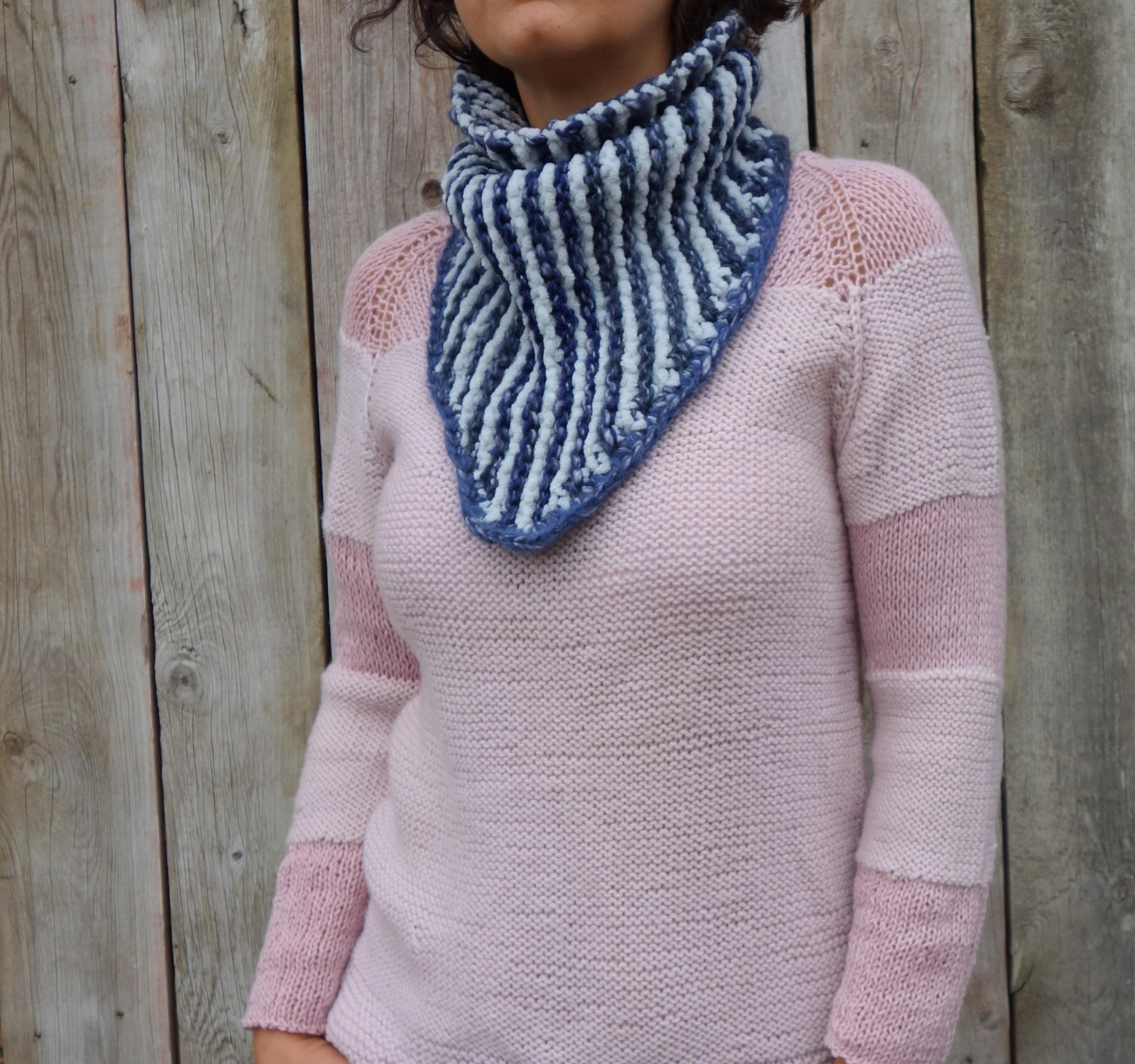 Striped Bandana Cowl