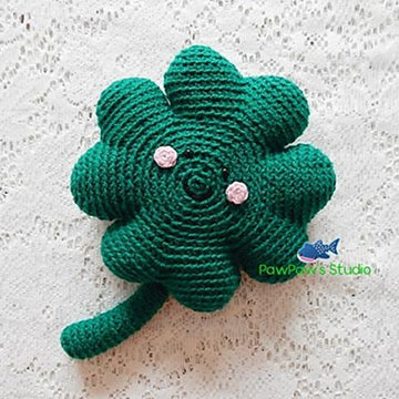 Amigurumi Four Leaf Clover Pattern No.63