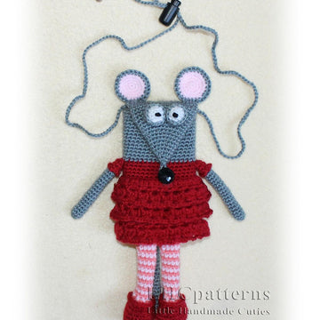 Mouse Phone Case Pattern, Mouse Phone Pouch Pattern, Mouse Crochet Pattern, PDF Pattern