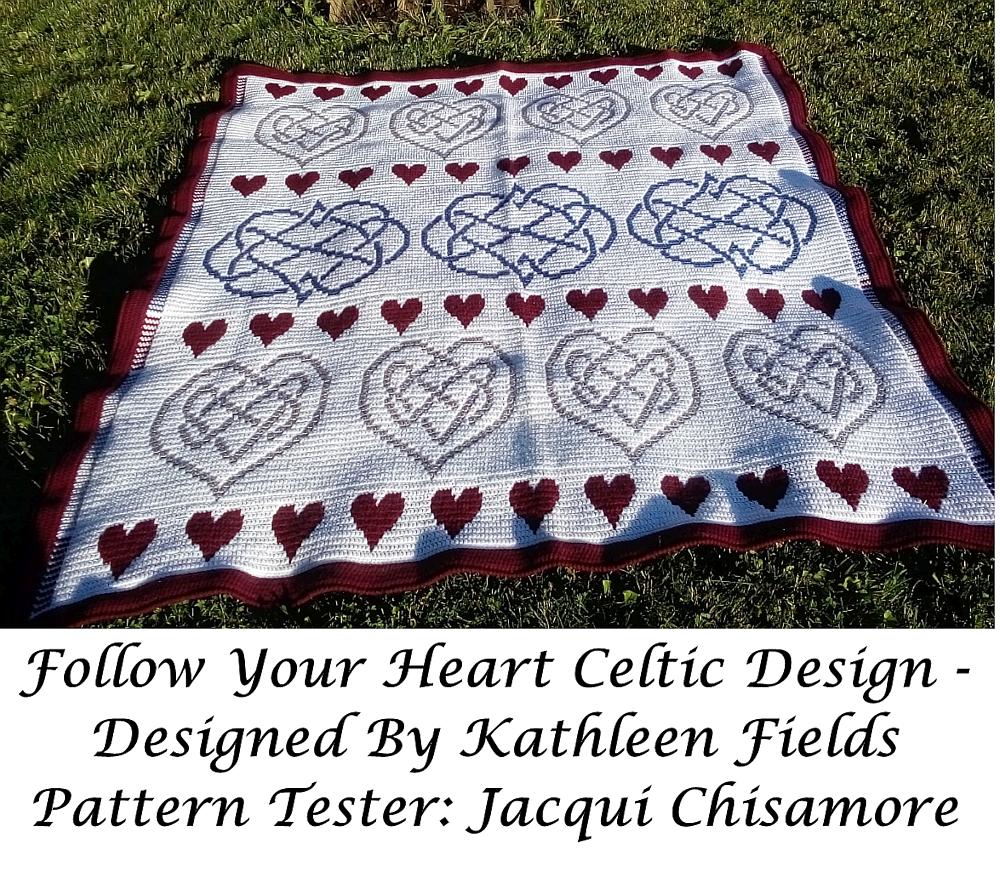 Follow Your Celtic Heart Blanket Crochet Pattern