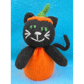 Halloween Pumpkin Cat choc orange cover / toy