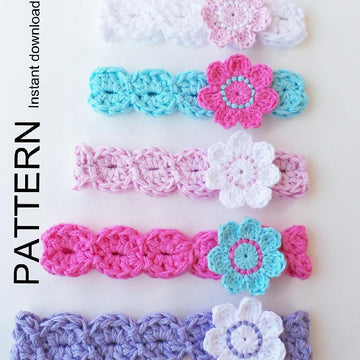 Scalloped Flower Headband