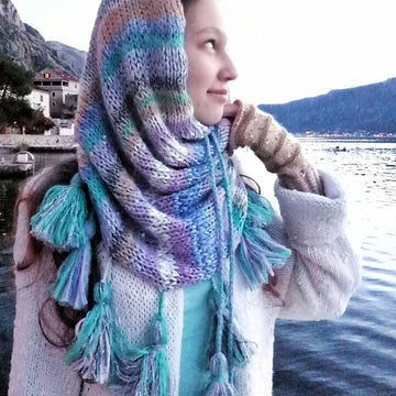 Yarn Leftover Chunky Cowl