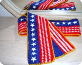 Patriotic Flag Scarf