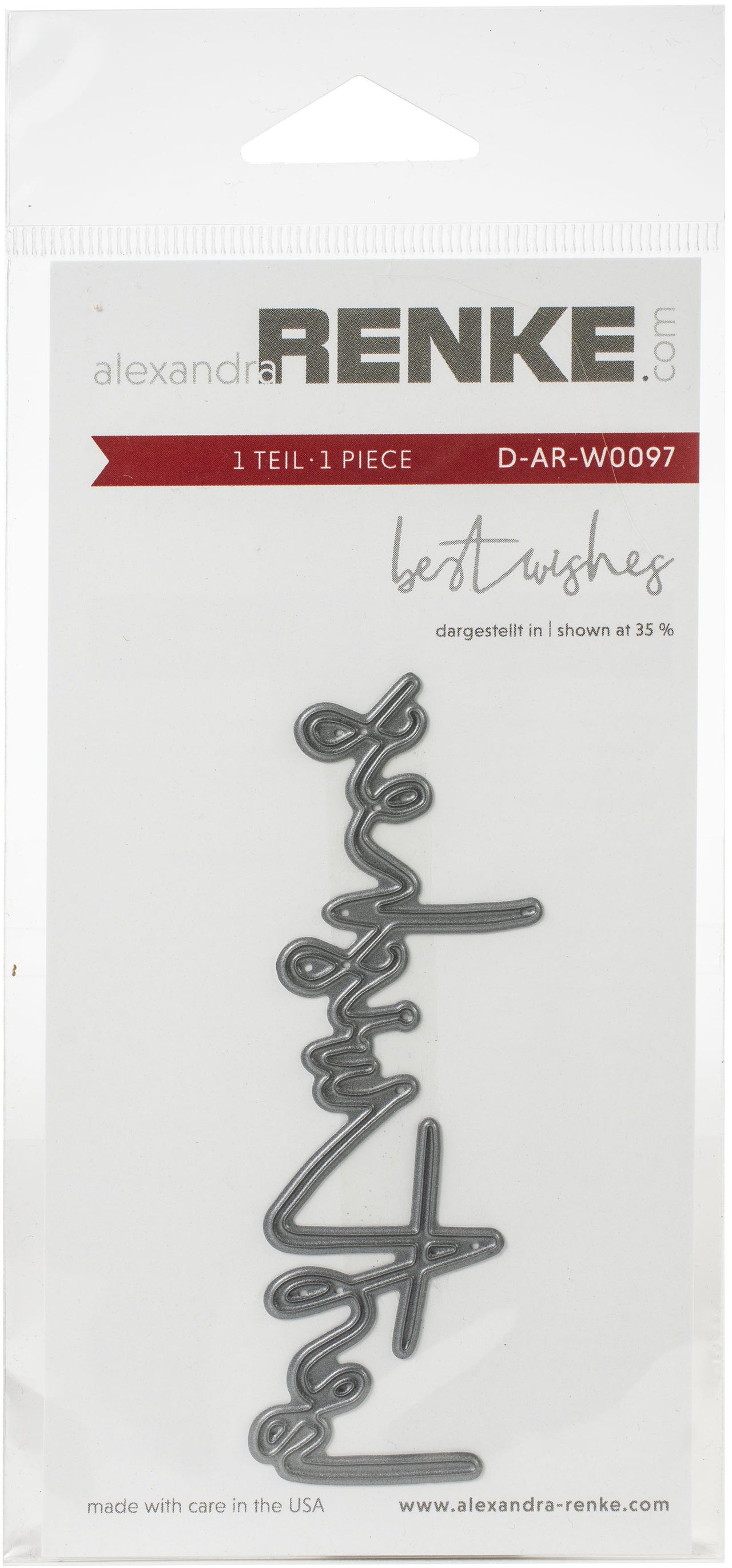 Alexandra Renke Dies - Best Wishes Typography, Christmas Floral
