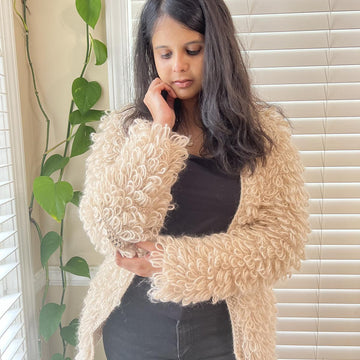 Reversible Loops Crochet Cardigan