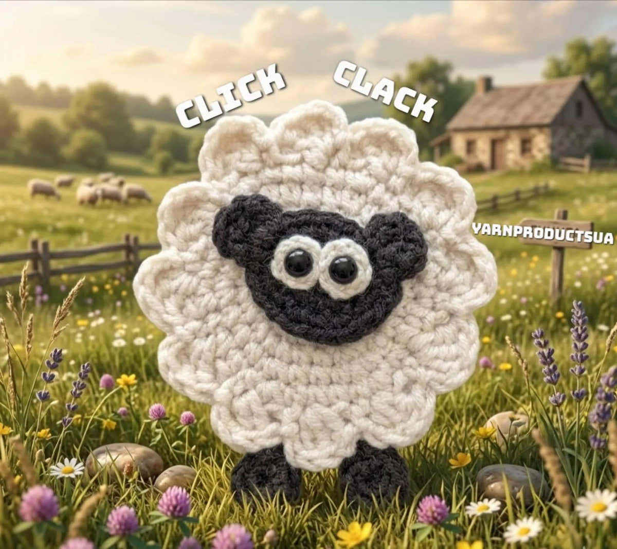 Fidget Toy Sheep Click Clack English-US