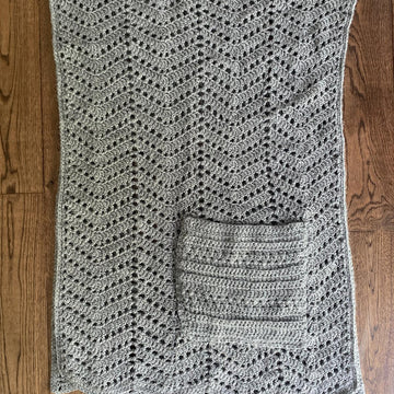 Ripple Pocket Shawl