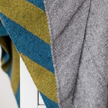 Half Stripe Shawl