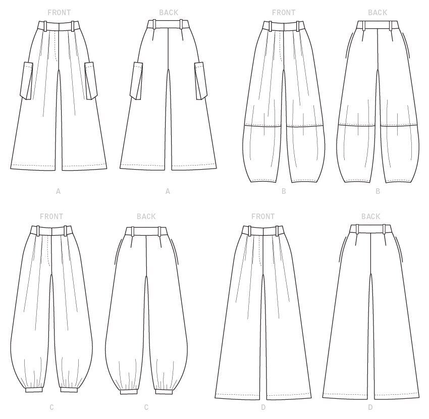 McCall's Misses' Pants M7907 - Sewing Pattern
