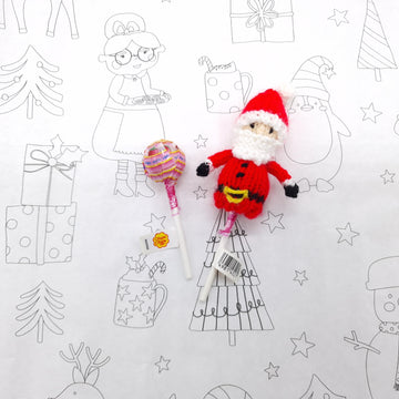 Santa and Elf Lollipop Topper Hats - Stocking Filler