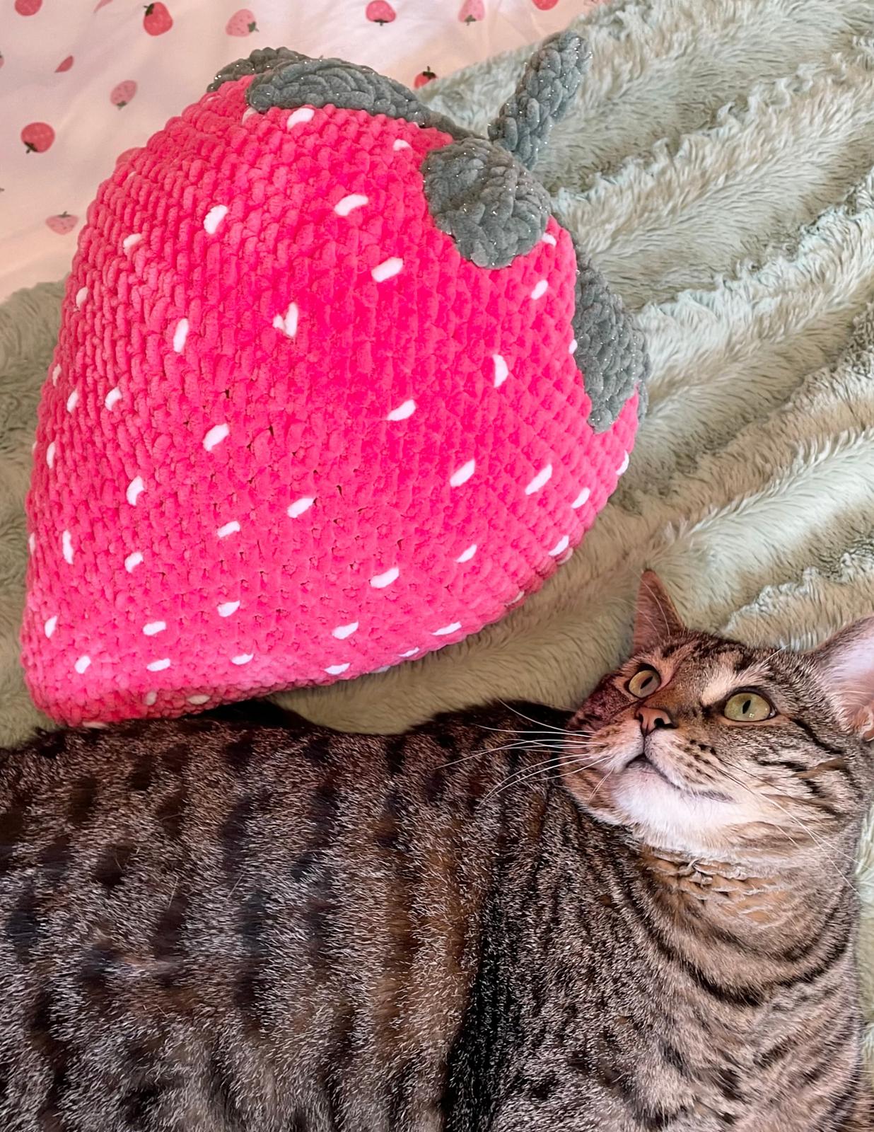 Giant Strawberry Pillow