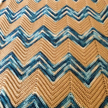 Crochet Chevron Blanket Pattern