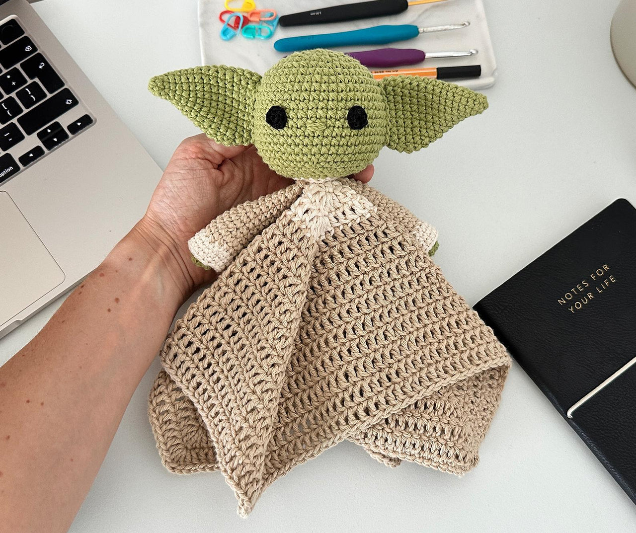 Baby Yoda Lovey Blanket